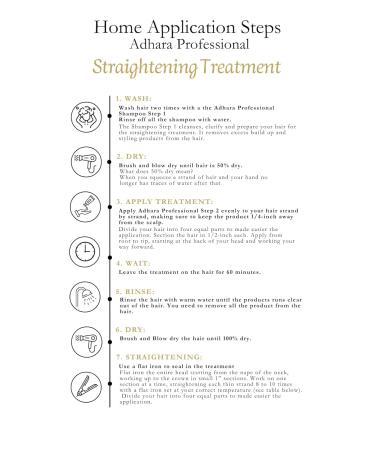 Brazilian Straightening Kit - Professional Results at Home | Adhara Off White - International Shipping Available - Buy Online on GoSupps.com