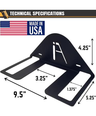 IRON AMERICAN Elite Ping Pong and Table Tennis Storage Rack - Made in USA | Ball and Paddle Slots, Hardware Included - Buy Online on GoSupps.com