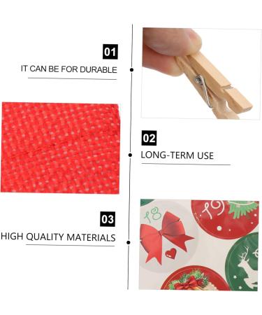 COLLBATH Christmas Drawstring Bag Christmas Advent Calendar Bag 24 Days Countdown Calendar Candy Bags Linen - Buy Online on GoSupps.com