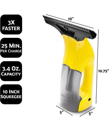 Karcher WV 1 Plus Window Vacuum Squeegee - 10 Blade for Showers, Mirrors, Glass & Countertops - Buy Online on GoSupps.com