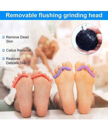 ICALODY Electric Foot Grinder Vacuum Callus Remover - Rechargeable Pedicure Tool for Cracked Skin Cleaning - Buy Online on GoSupps.com