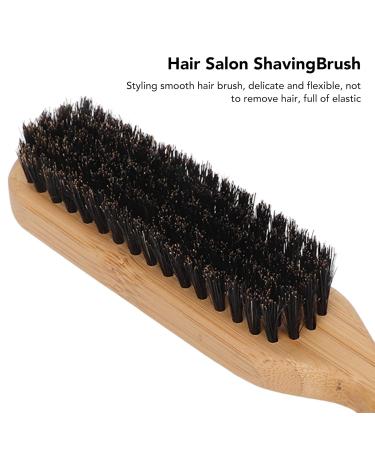 Premium Male Beard Brush - Bamboo Handle Soft Bristles | Multi-Purpose Styling Tool for Home & Salon Use - Buy Online on GoSupps.com