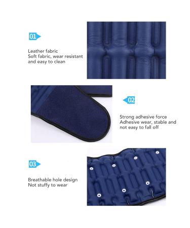 Buy Inflatable Lumbar Vertebrae Girdle - Adjustable Light Decompression Bandage for Lower Back Relief | Blue - Buy Online on GoSupps.com