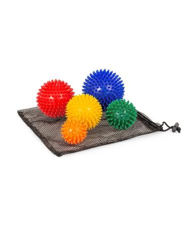 Massage balls hedgehog balls massage ball | Set of 5 | 5.5cm to 10cm - Buy Online on GoSupps.com