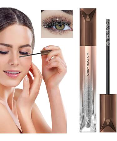  G n rique Glitter Mascara - Glitter Mascara for Eyelashes Smudge-Proof Mascara | Lengthening and Volumizing Eyelash Cosmetics Waterproof Makeup Mascara Lifting Curling Makeup For - Buy Online on GoSupps.com