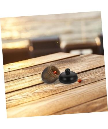 NUOBESTY 4 Pcs Color Block Wooden Nuts Ornament Lovely Nut Pendant Acorn Beads Diy Nut Pendant Chic Earrings - Buy Online on GoSupps.com