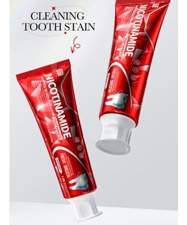 Advanced Cleaning Toothpaste for Stain Removal and Fresh Breath - Ideal for Daily Oral Care and a Polished Look Red One Size One Size Red - Buy Online on GoSupps.com