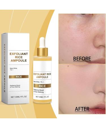 Black and White Rice Peeling Duo of Exfoliating Ampoules with Black Rice and White Rice Face and Body Scrub Shrinking Pores For All Skin Types - Buy Online on GoSupps.com