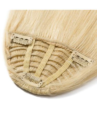 SEGO Clip in Bangs 100% Remy Human Hair - Natural Light Blonde #613 Hairpiece Extension - Buy Online on GoSupps.com