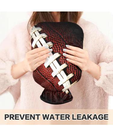 NAANLE RETRO American Football Heat Bottle - 2L Transparent Hot Water Bottle for Bed Hand & Feet Warmer Pain Relief & Cold Therapy - Buy Online on GoSupps.com