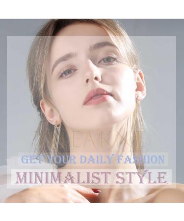 Boho Star Cartilage Chain Earrings - Gold Long Dangle & Minimal Ear Cuff Jewelry for Women & Girls - International Shipping - Buy Online on GoSupps.com