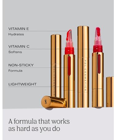 PDL Cosmetics Sexy Shine Tinted Soft Pink Lip Gloss (Angel) - Vegan & Cruelty-Free | Hydrating Non-Sticky Formula for High Shine Finish | .14 fl oz - Buy Online on GoSupps.com