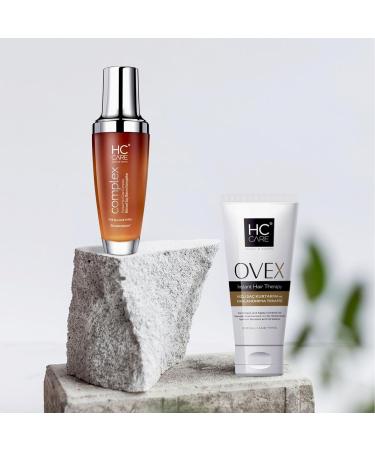 HC Care Ovex and HC Comlex 100% Herbal Hair Lotion Kit | 200 ml HC Ovex + 100 ml Hair Care Lotion | Damaged Dry & Thickening (HC Complex + HC OVEX) - Buy Online on GoSupps.com