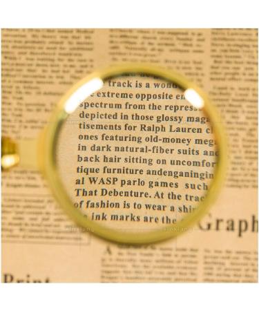 XENITE Glass with Light High-Grade Beautiful Glass Imitation Mahogany Handle Gold-Plated 2X 4X 25x Lightweight Handheld Glass OfficeProducts Magnifier - Buy Online on GoSupps.com