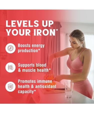 Vitalibre Iron Complex 60 Tablets and 9 in 1 Magnesium Ashwagandha Complex 90 Capsules - Buy Online on GoSupps.com