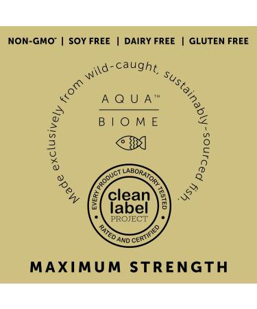 Enzymedica Aqua Biome Maximum Strength Omega 3 Fish Oil, 60 Softgels 60 Count (Pack of 1) - Buy Online on GoSupps.com