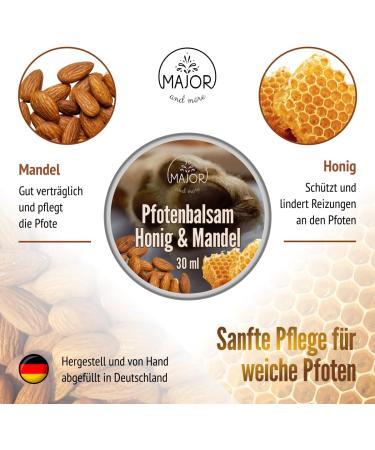 Paw Balm 30ml - Almond Honey Dog Paw Cream for Ultimate Paw Care & Protection | International Shipping Available - Buy Online on GoSupps.com