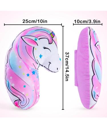 Beinou Unicorn Car Seat Belt Pillow - Soft Shoulder Protector for Kids & Adults - Travel Cushion for Comfortable Head Rest - Pink - Buy Online on GoSupps.com