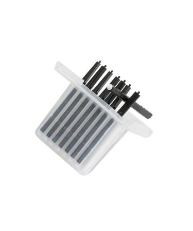 Hearing aid Wax Guard Filter for phonak, widex and Resound Wax Traps Hear Clear Cleaning kit Accessory (40 Filters) (Black)