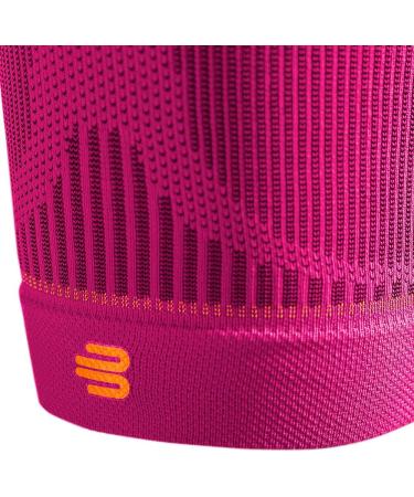 Shop Bauerfeind Compression Skylight Bandage - Unisex Sports Compression Sleeves for Thighs - Optimal Muscle Support for Ball & Endurance Sports - Pink Pair of 1 - Buy Online on GoSupps.com