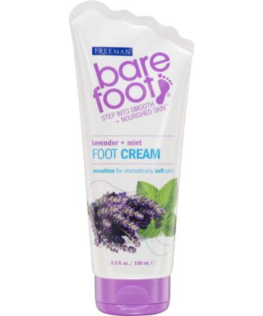 Barefoot Wine & Bubbly Bare Foot Cream + Mint Fluid Ounce Green/Ivory Lavender 5.3 Fl Oz Packaging may vary