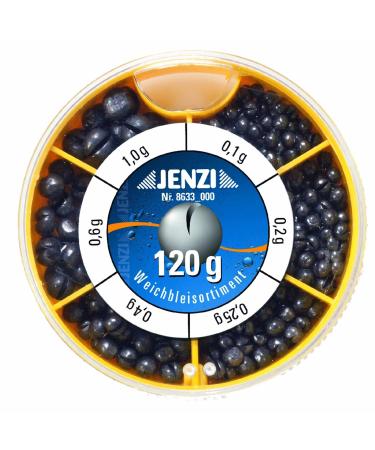 Jenzi clamp lead shot assortment set 120g fine - Buy Online on GoSupps.com
