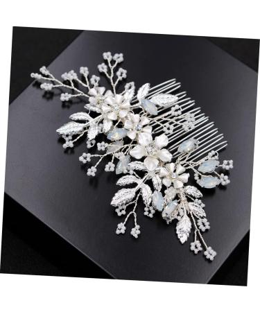 FRCOLOR Set of 3 Wedding Hair Combs Hair Accessories Wedding Hair Accessories Wedding Decoration Combs Tiara Combs Hair Comb for the Bride Rhinestone Comb Rhinestones Headpiece Millet Beads - Buy Online on GoSupps.com