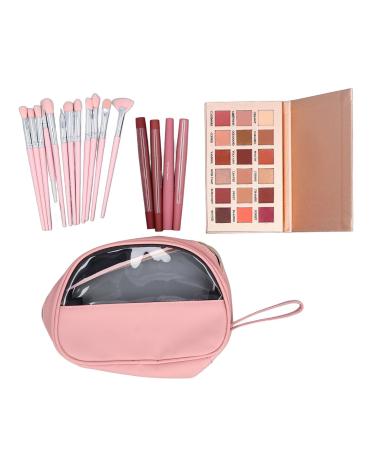 Makeup Kit Two Ended Lipstick Pen Brushes Tool Set Bag Cosmetic Internet Celebrity Eye for Palette Matte Cosmetic Tool Set Accessory Set for Beauty Tool Kit for Pink Brush Set
