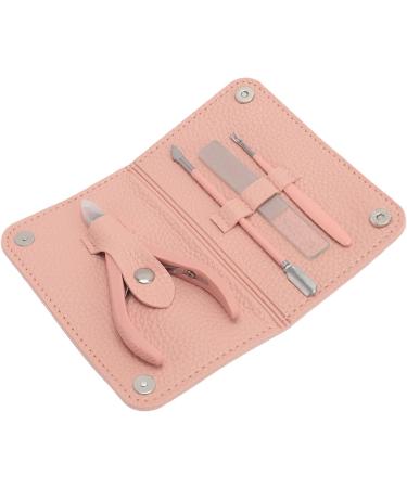 Manicure Tool Set Stainless Nail Clippers Safe for Travel (Pink) - Buy Online on GoSupps.com
