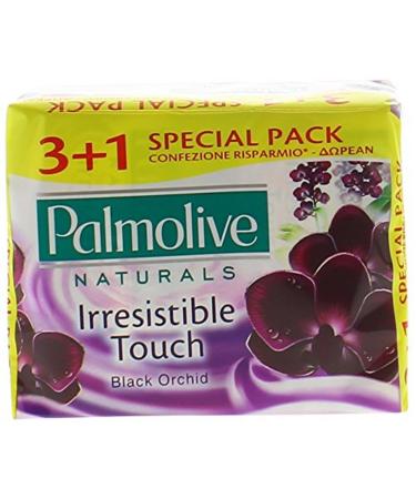 Palmolive"Irresistible Touch" Black Orchid Bar Soap 4pz x 90g