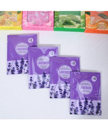 Lavender 4 in 1 Foot Soak Set - Help in Providing Pain Relieve for Achy Feet - Buy Online on GoSupps.com