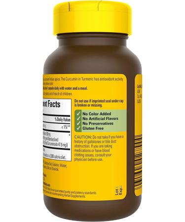 Nature Made Turmeric Curcumin - 60 Capsules for Joint & Immune Support - Buy Online on GoSupps.com