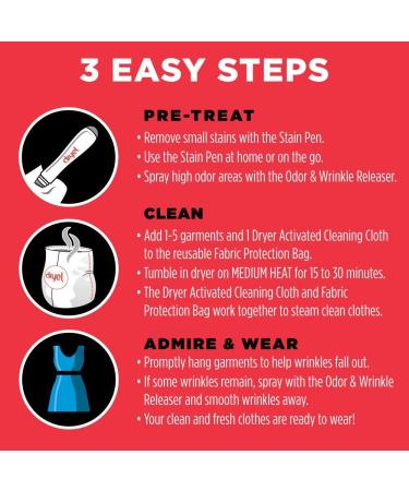 Dryel At Home Dry Cleaner Refill Kit - Gentle Laundry Care for Special Fabrics - 10 Load Capacity - Buy Online on GoSupps.com