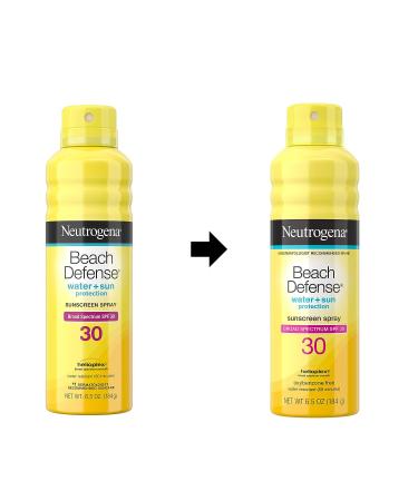 Neutrogena Beach Defense SPF 30 Water-Resistant Sunscreen Spray 6.5 oz - PABA-Free, Oxybenzone-Free, Fast-Drying Formula for Superior Sun Protection - Buy Online on GoSupps.com