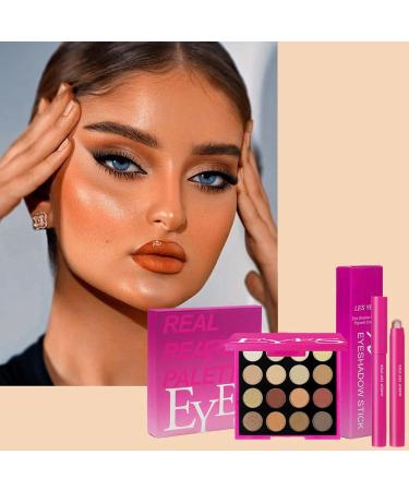 Makeup Sets Palette De 26 Fards Paupi res Blush Stick Et Rouges L vres | Kit De Maquillage R sistant L'eau Pour Voyage Th tre Mariage Photoshoot Sc ne - Buy Online on GoSupps.com