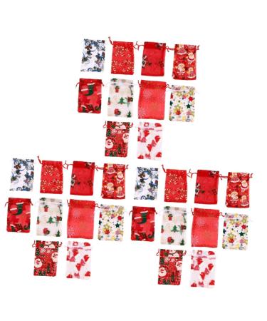 ABOOFAN 150 pcs Snowflake Storage Claus Wedding Party Star Bag Christmas for Organza Theme Pouch 10X15CMx3pcs As Shownx3pcs
