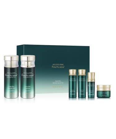 ISA KNOX Age Focus Prime Double Effect Skincare Special Set (8.5 fl oz) - Korean Skincare for Moisturizing Firming and Nourishing. with Prime Pro-Retinol Phyto DNA and Phyto Pro-Retinol .