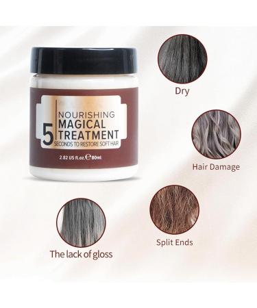 GMVVAC Deep Repair Hair Smoothing Mask Collagen Hair Mask 5 Seconds Nourishing Magic Treatment Restore Soft Hair in 5 Seconds - Buy Online on GoSupps.com