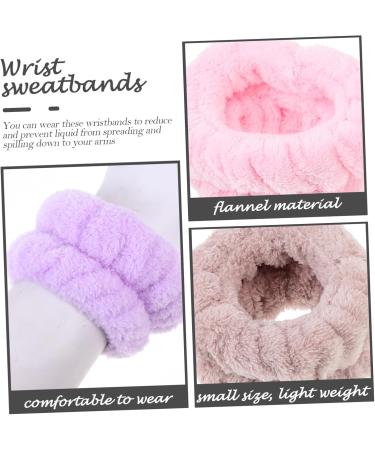 Beaupretty 4 Paires Serviettes de Poignet pour Laver le Visage Bracelets de Lavage du Visage Bandeaux Anti-transpiration Bracelet Souple couleur assortie 1 - Buy Online on GoSupps.com