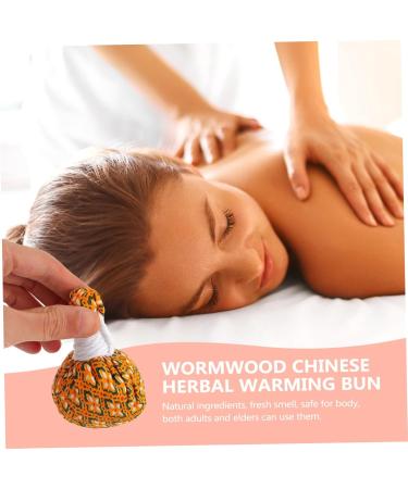 Buy Lurrose 9 Pc Warm Roasted Wormwood Rolls - Herbal Compress Massage Balls | Chinese Spa Foot Bath Kit - Global Shipping Available - Buy Online on GoSupps.com
