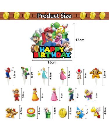 47-Piece Cartoon Cake Topper Set | Fun Cake Decorations for Children's Birthdays - Buy Online on GoSupps.com