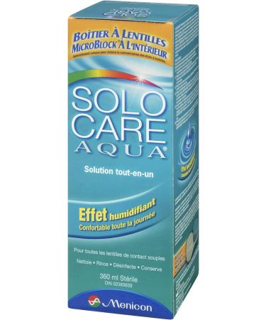 Solocare Aqua All in One Contact Lens Solution 360-Milliliter - Buy Online on GoSupps.com