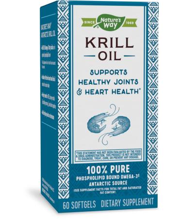 Nature's Way Krill Oil 500mg 60 Softgels