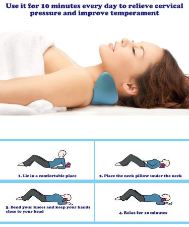 Half-Shower Neck Stretcher & Shoulder Relaxer | Ergonomic Neck Pillow for Vertigo Relief - Buy Online on GoSupps.com