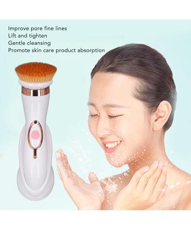 Face Scrubber Effective Removes Dirt Deep Cleansing Facial Cleansing Brush for Home for Travel for Massaging (Roseate) - Buy Online on GoSupps.com