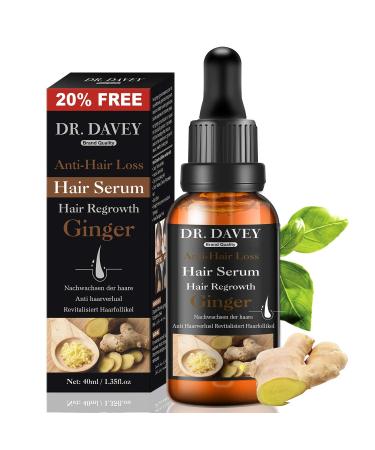 Hair Growth Serum vitamins serum for Hair Loss and Hair Regrowth Ginger Hair Growth Oil for Thinning/Balding/Repairs Hair Follicles/Stronger Hair Hair Growth Treatment for Men and Women Clear