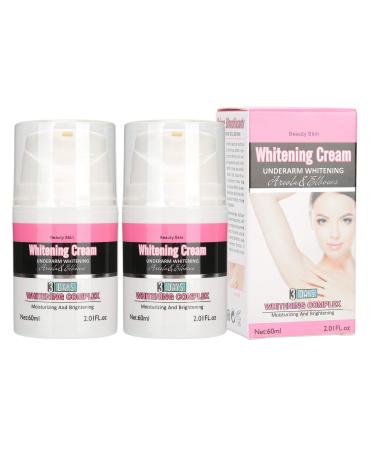 Axle lightening cream brightening cream for dark spots and intimate and sensitive areas body moisture cream for women and men 2 bottles