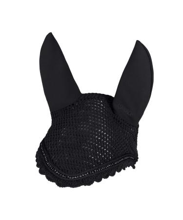 Eskadron fly headgear Crystal Basic Warmblood fly hat fly ears black