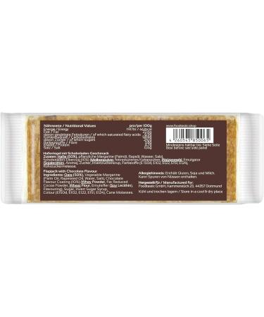 Foodtastic Power Cake Chocolate - Handmade Oat Bar Energy Snacks | Delicious Flapjack Bars (30 x 120g) for International Shipping - Buy Online on GoSupps.com