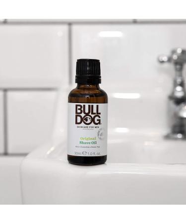 Bulldog Men's Skincare & Grooming: Original Shaving Oil & Beard Care - 1 Fl Oz - Buy Online on GoSupps.com